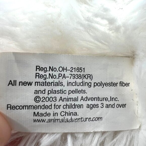 Animal Adventure 2003‎ Plush Black White Guernsey Cow Stuffed Toy 15" - Picture 9 of 9